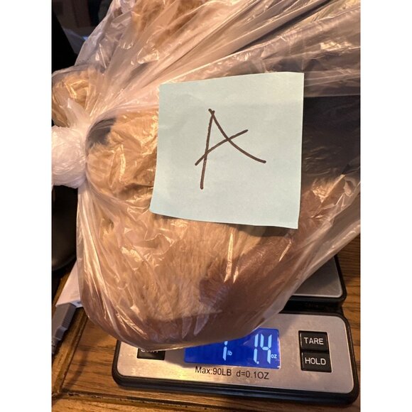 Soft Plush Puppy Dog Fleece Blanket Tan Brown Blue Lovey Lovie Stuffed Animal - Picture 11 of 11